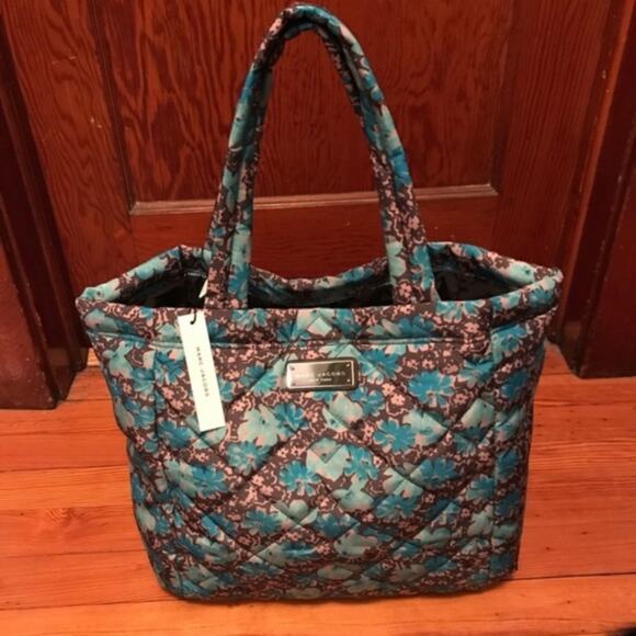 Marc Jacobs Quilted Nylon Floral Tote NWT - Picture 8 of 9